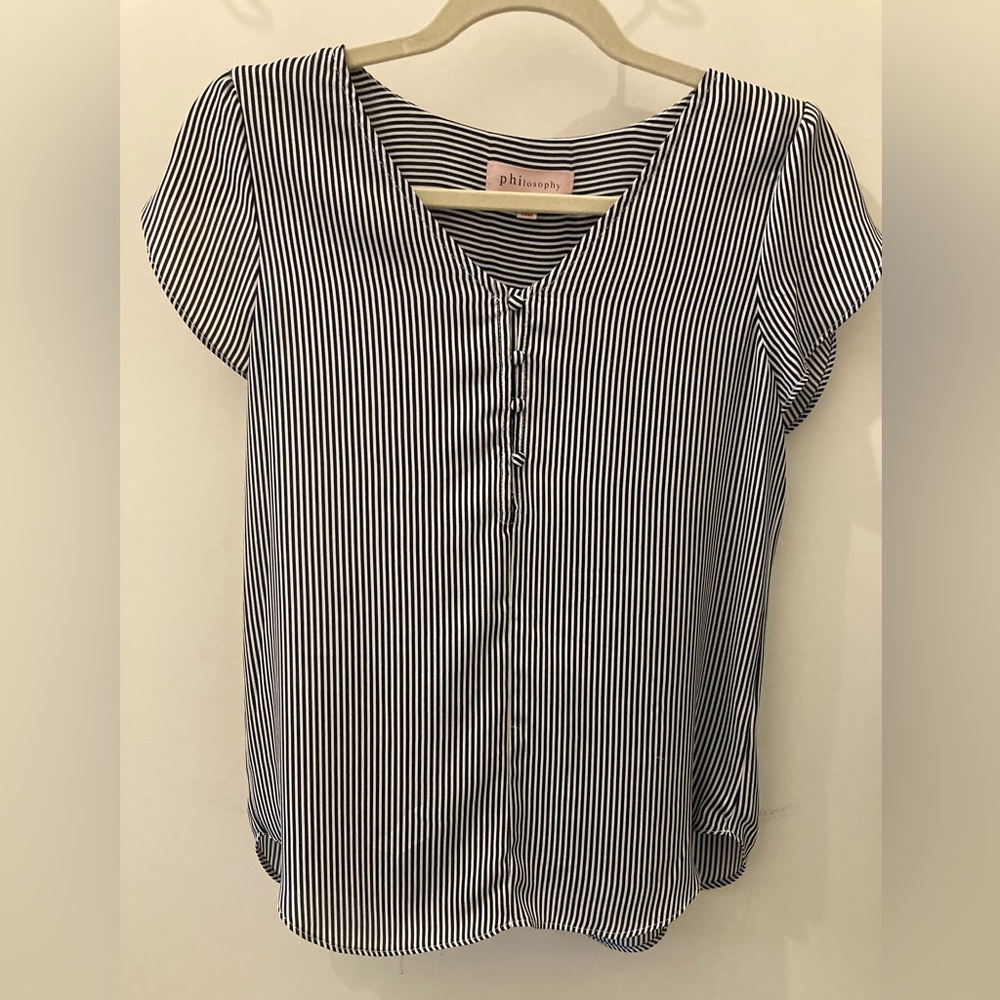 philosophy Striped Blouse